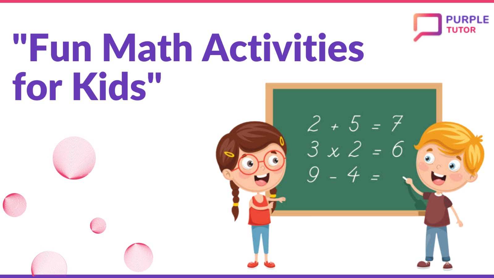 Fun math activities for kids